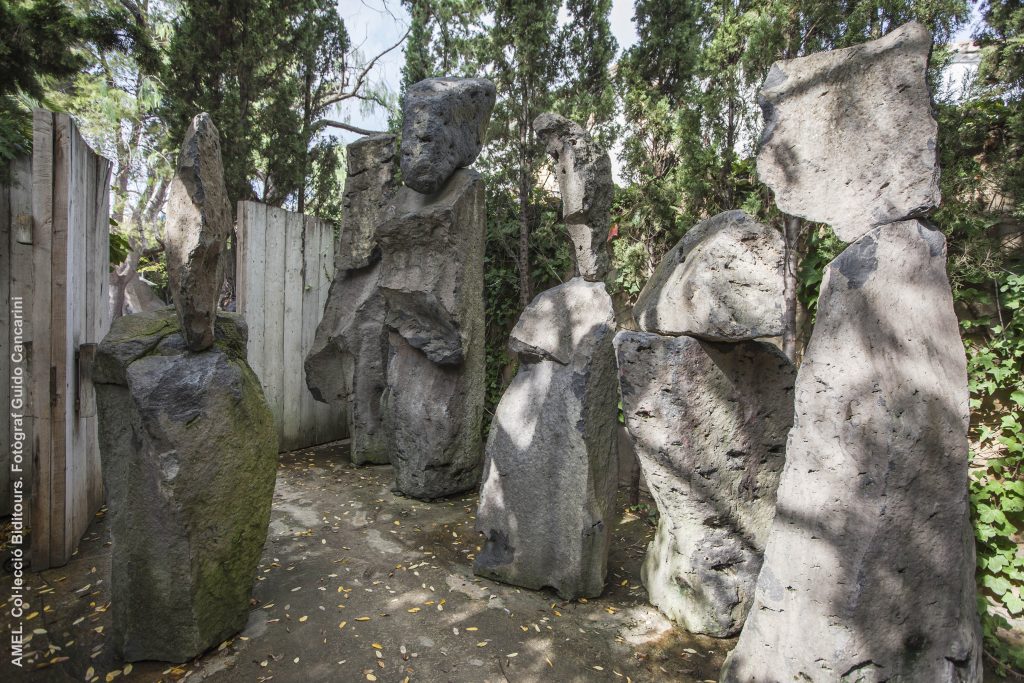 Detall del jardí escultòric de l’Espai XC. 2013.